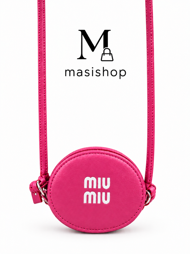 کیف دوشی زنانه دخترانه مدل m0113 miu miu جنس چرم با کیفیت و سایز متوسط